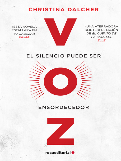 Title details for Voz by Christina Dalcher - Available
